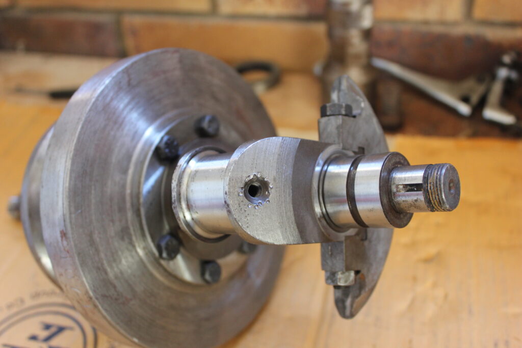 1956 Ariel Square Four crankshaft