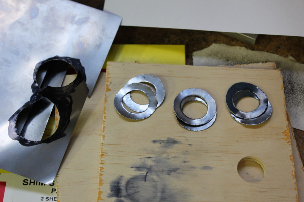 Making crankshaft shims